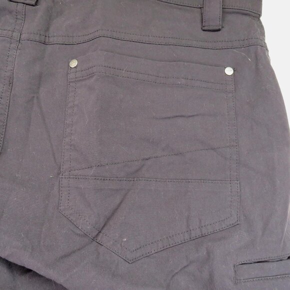 CQR Pants Mens 36x32 Black Tactical Cargo Stretch YKK Zipper Nylon Blend Outdoor - Picture 7 of 12